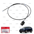 Black Front Bonnet Wire Hood Release Cable